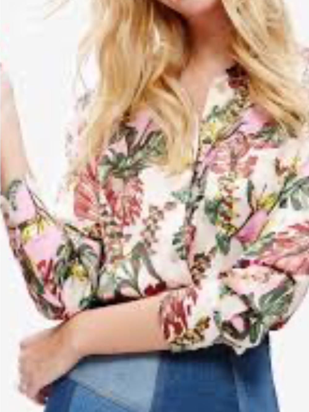 Free People Women’s Under The Palms Button Down Blouse Size XS    Worn 1x